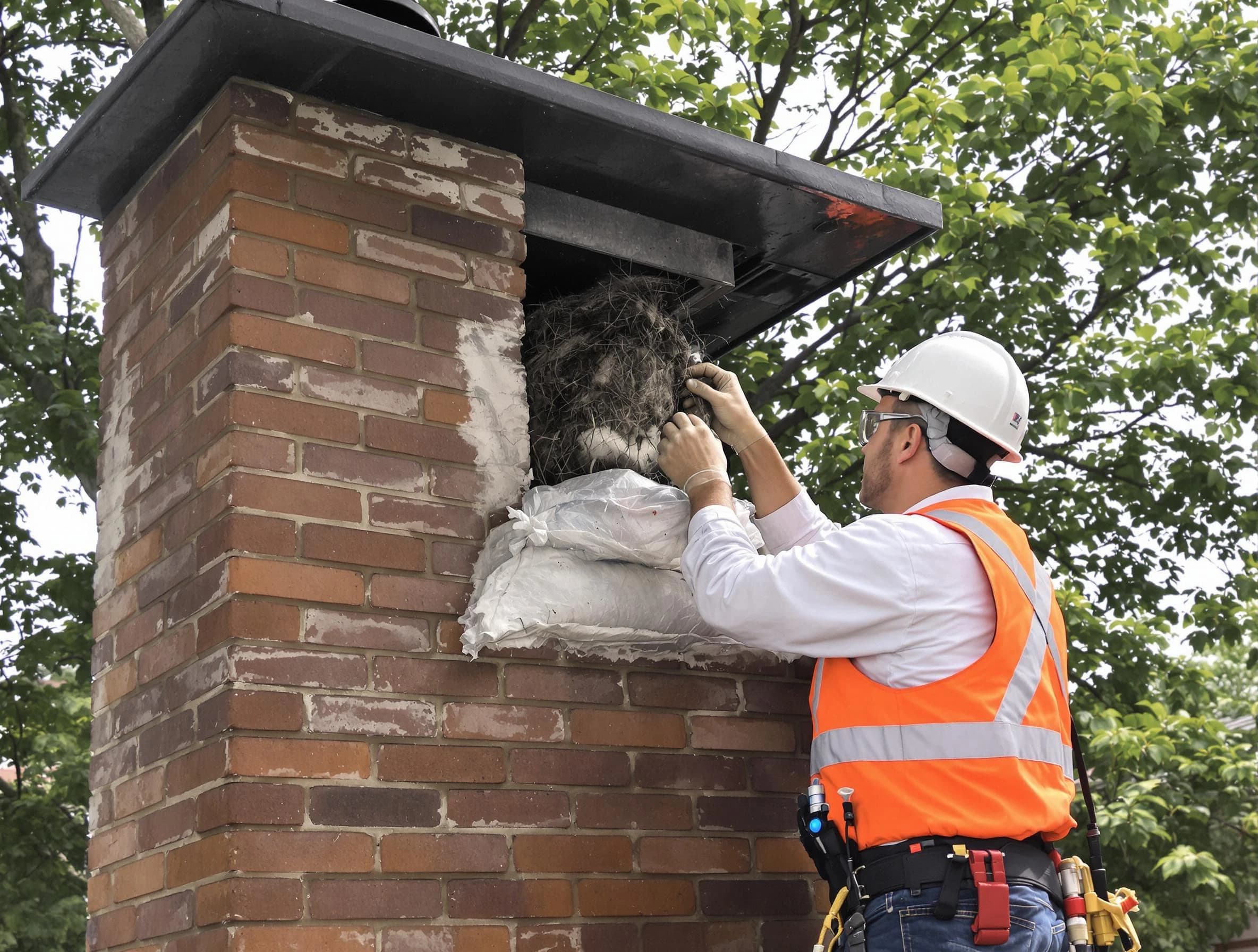 Humane removal of debris and animals by Allegheny Chimney Sweep in Allegheny, PA