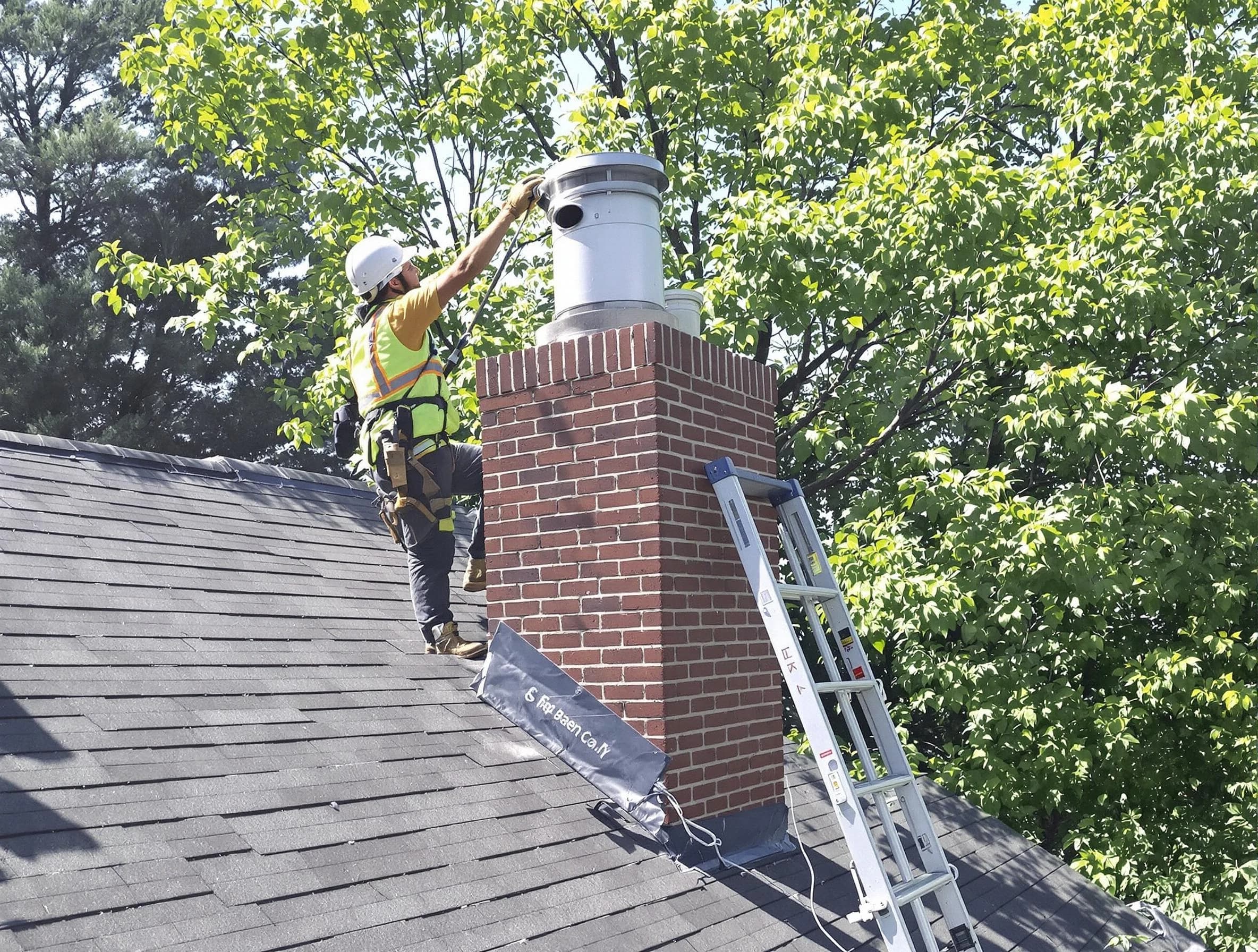 Chimney liner inspection by Allegheny Chimney Sweep in Allegheny, PA