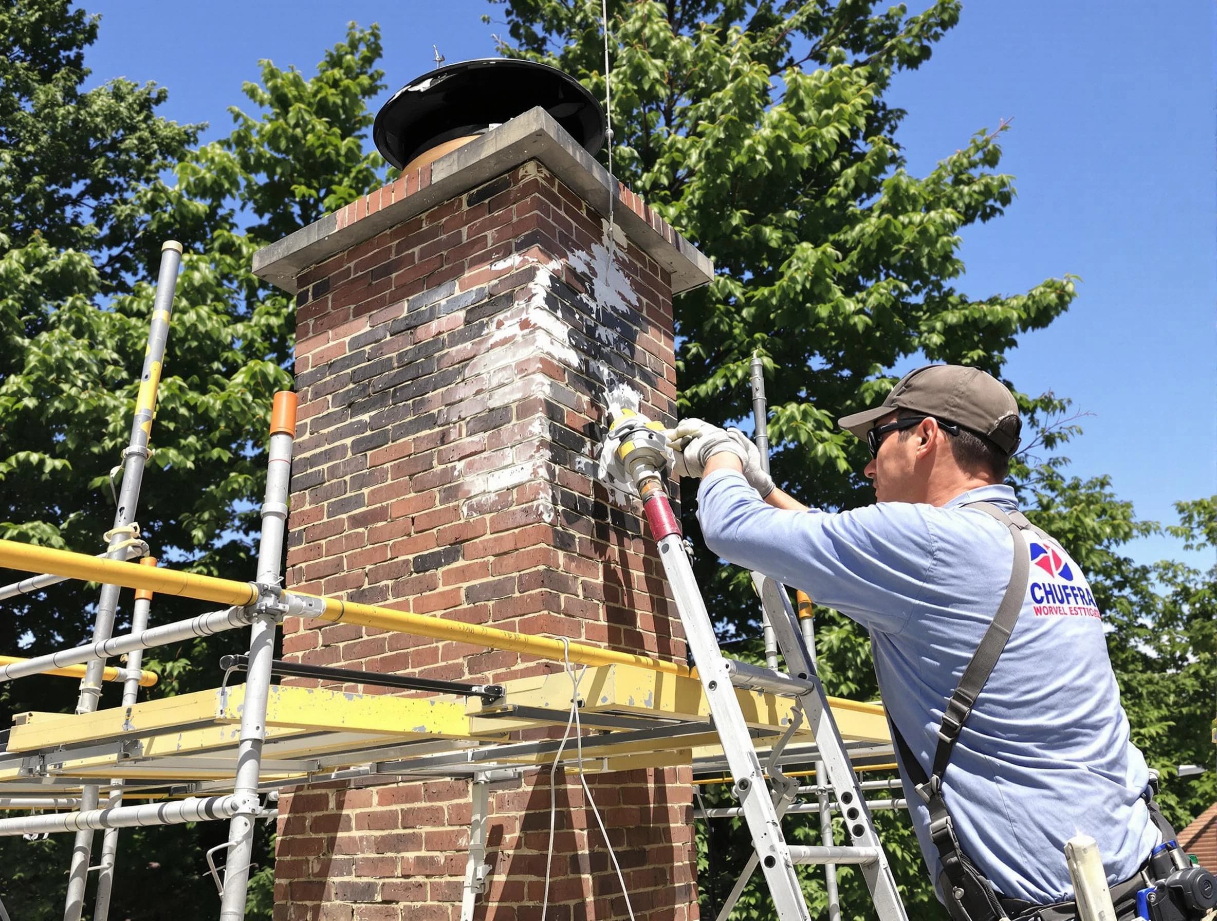 Structural chimney repair by Allegheny Chimney Sweep in Allegheny, PA