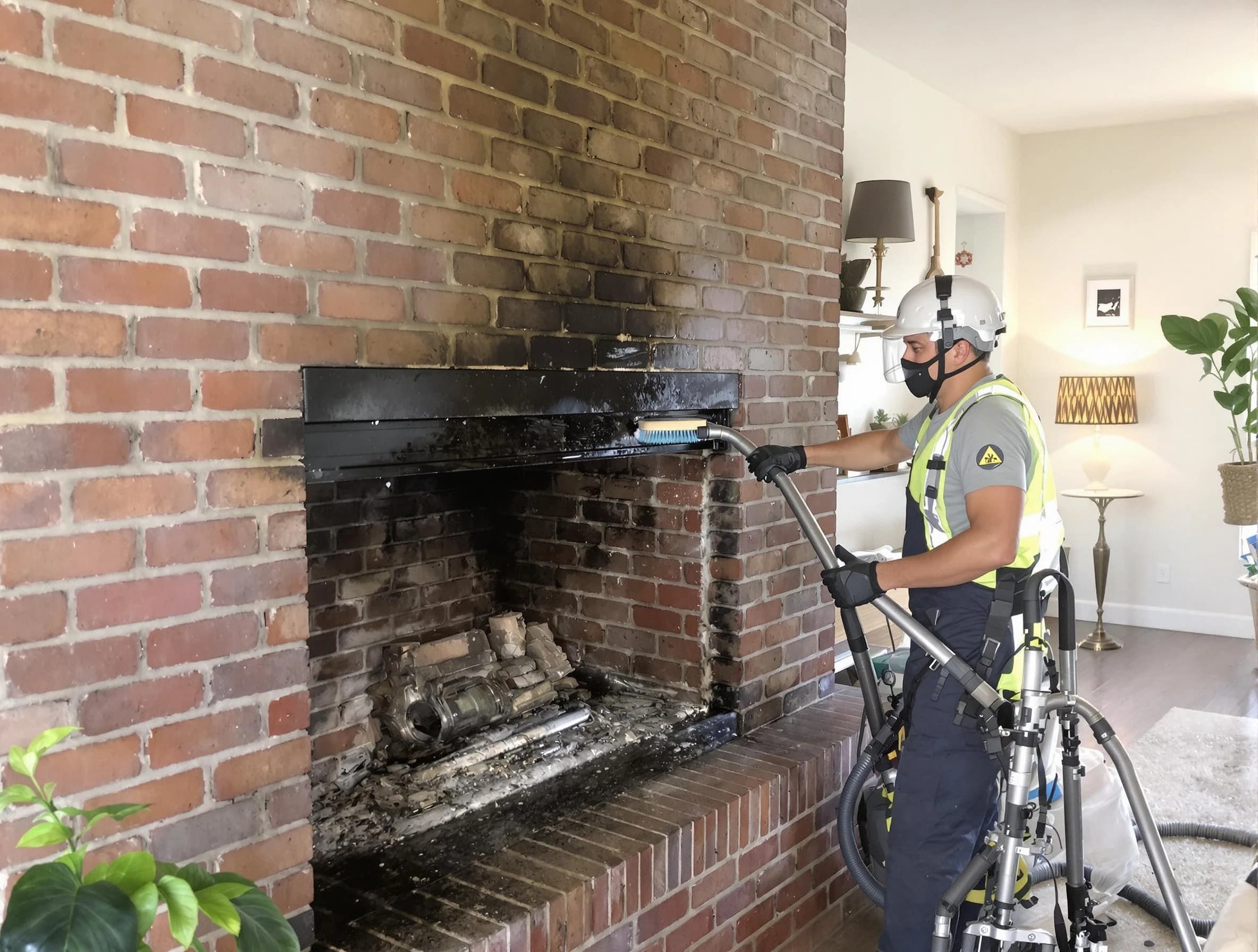 Allegheny Chimney Sweep providing fireplace cleaning services in Allegheny, PA
