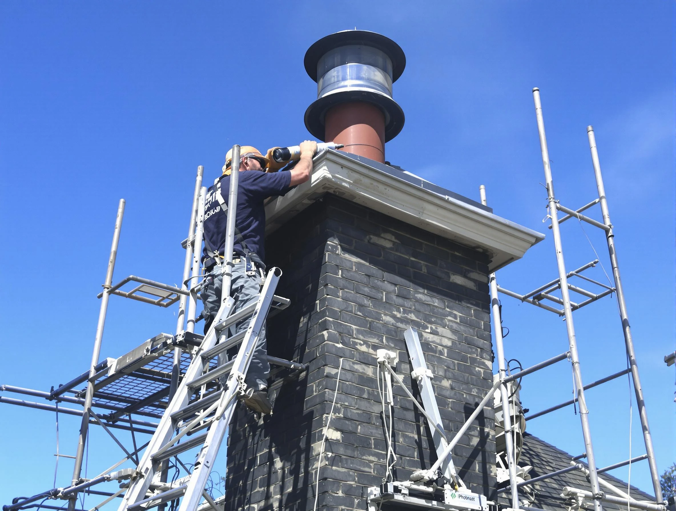 Sturdy chimney crown finished by Allegheny Chimney Sweep in Allegheny, PA