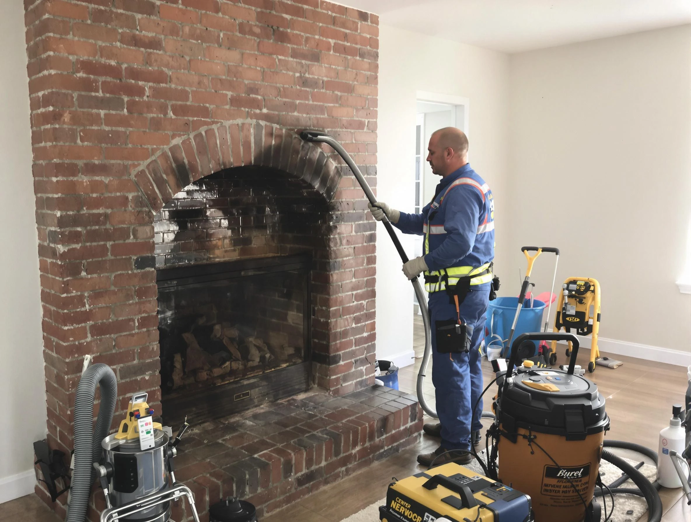 Allegheny Chimney Sweep expert performing detailed chimney sweep in Allegheny, PA